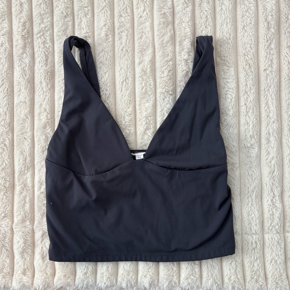 Garage Deep Plunge Cami Top Women’s Small S Blue - Picture 1 of 3